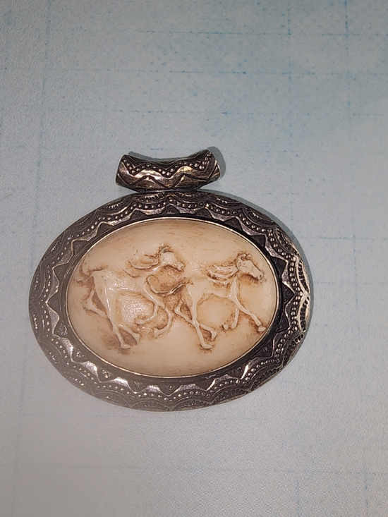 Carolyn Pollack Jewelry - Carolyn Pollack Relios Andre Rodriguez Horse Sterling Pendant
